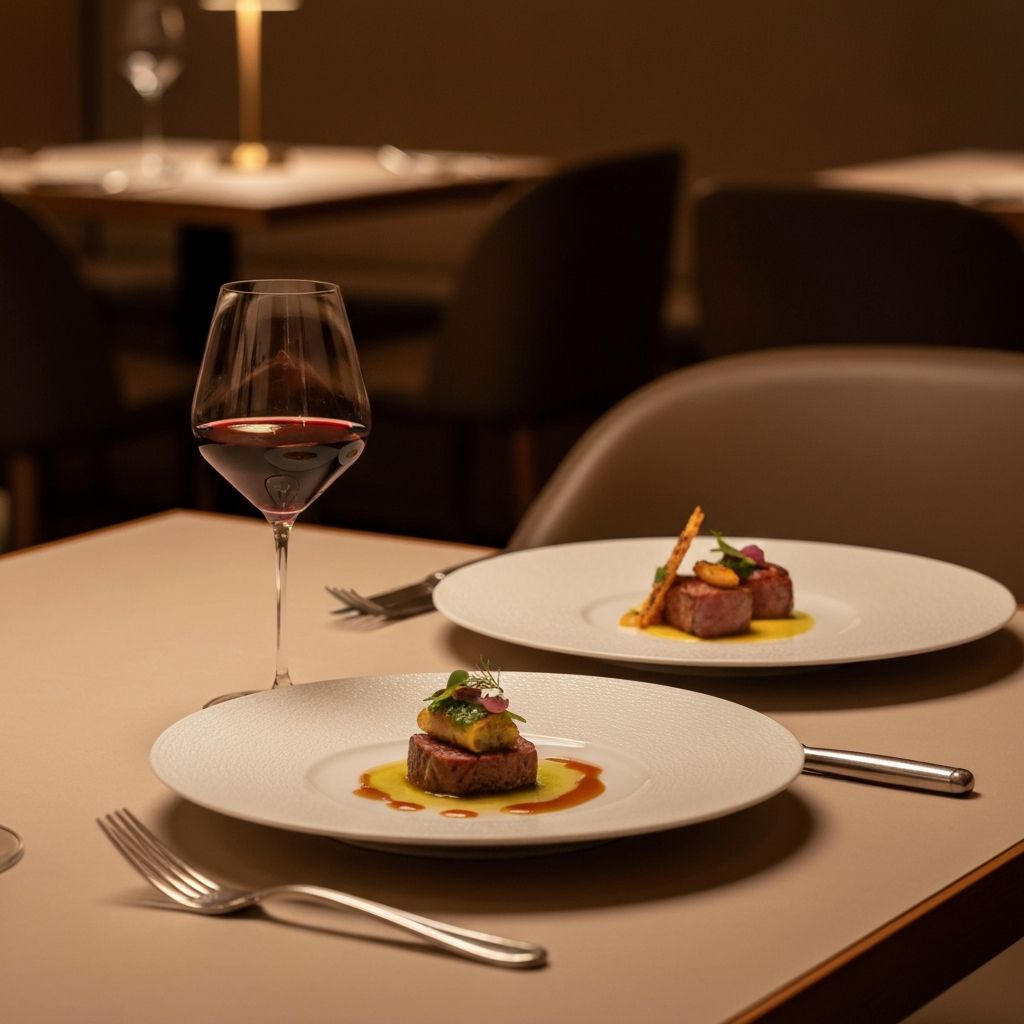 Sensory experience of fine dining